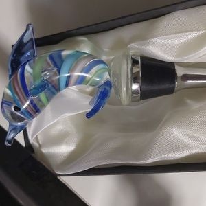 Dolphins bottle stopper